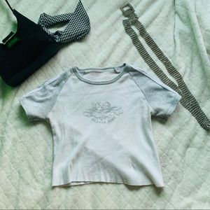 white “heaven sent” top from brandy